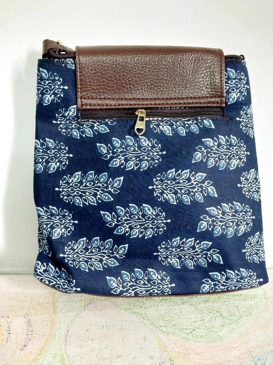 Ikkat pattern Sling Designer bag