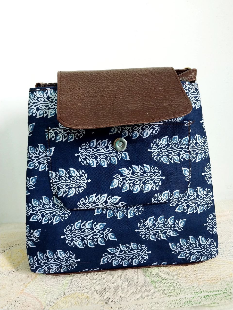 Ikkat pattern Sling Designer bag