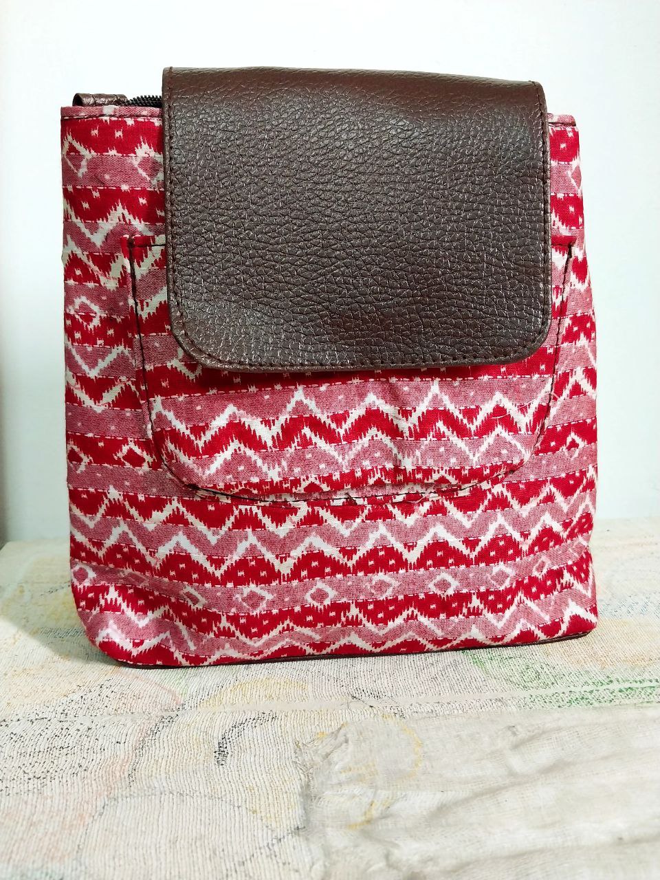 Ikkat pattern Sling Designer bag