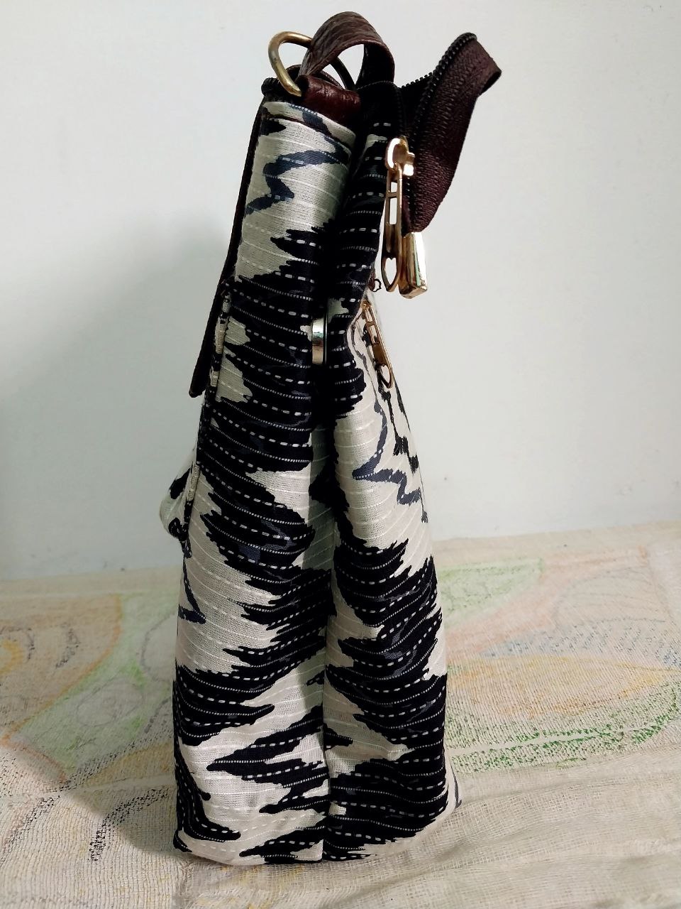 Ikkat pattern Sling Designer bag