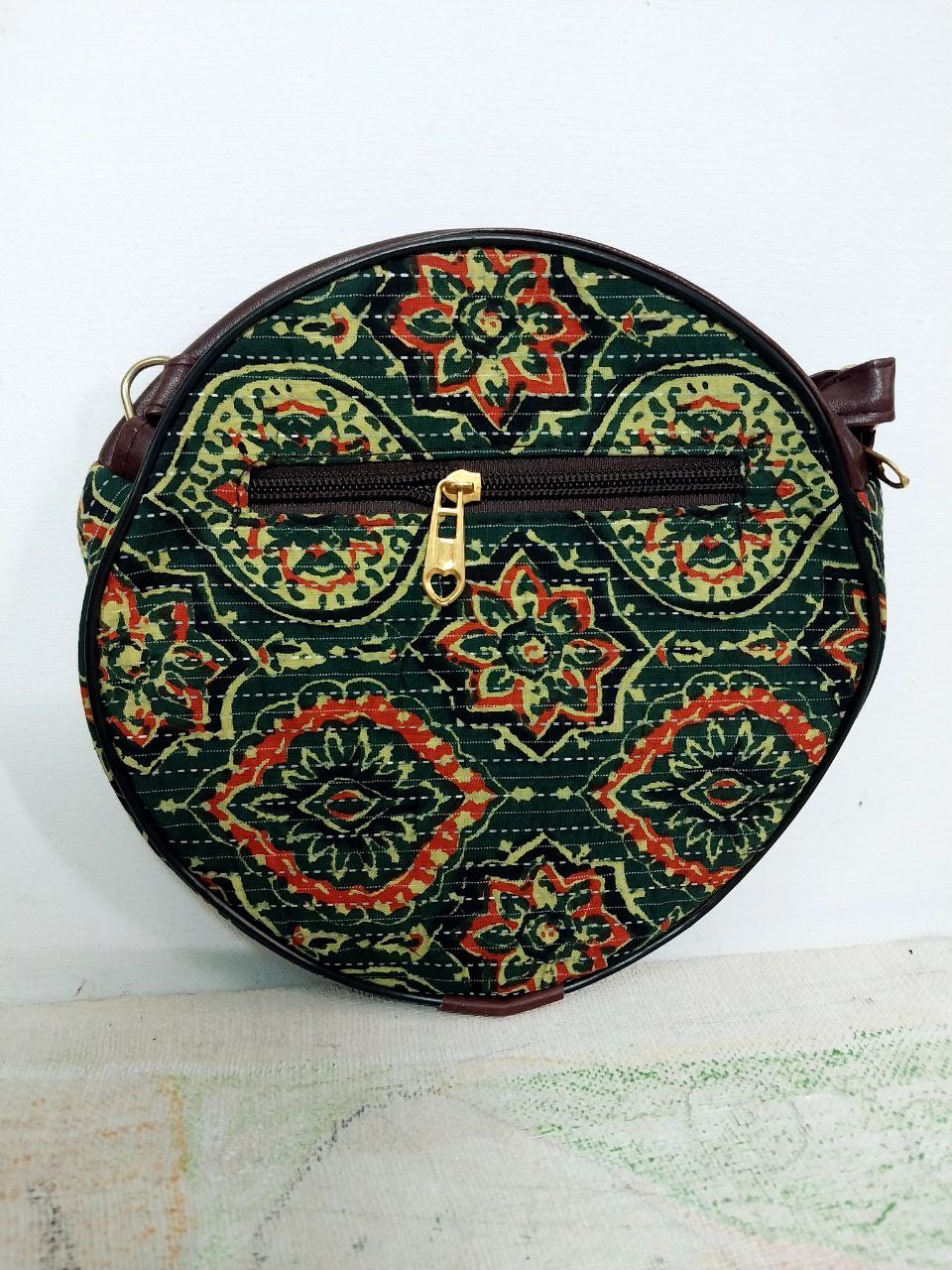Ikkat pattern Sling Designer bag