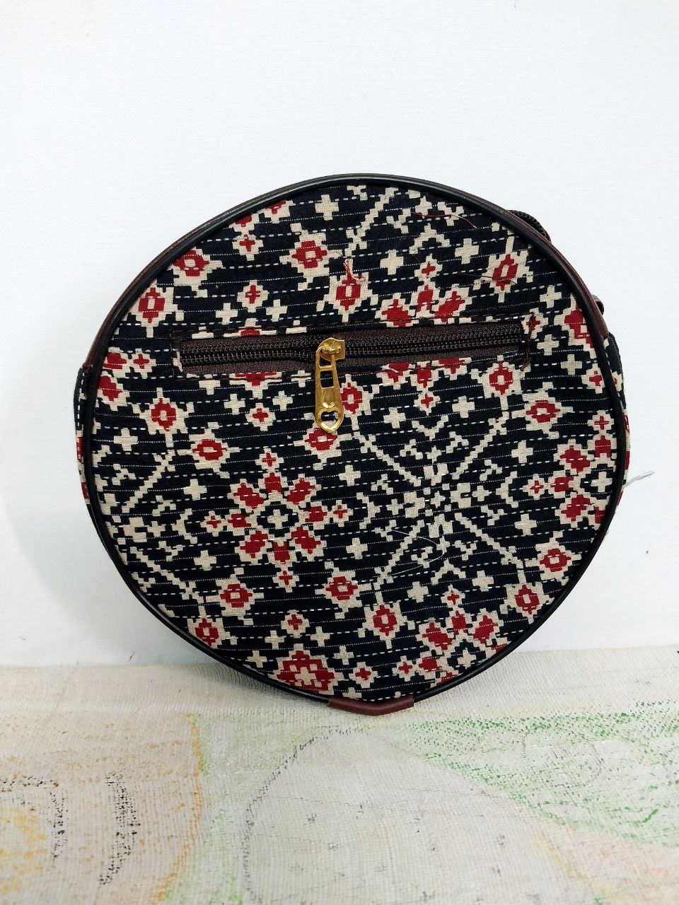 Ikkat pattern Sling Designer bag