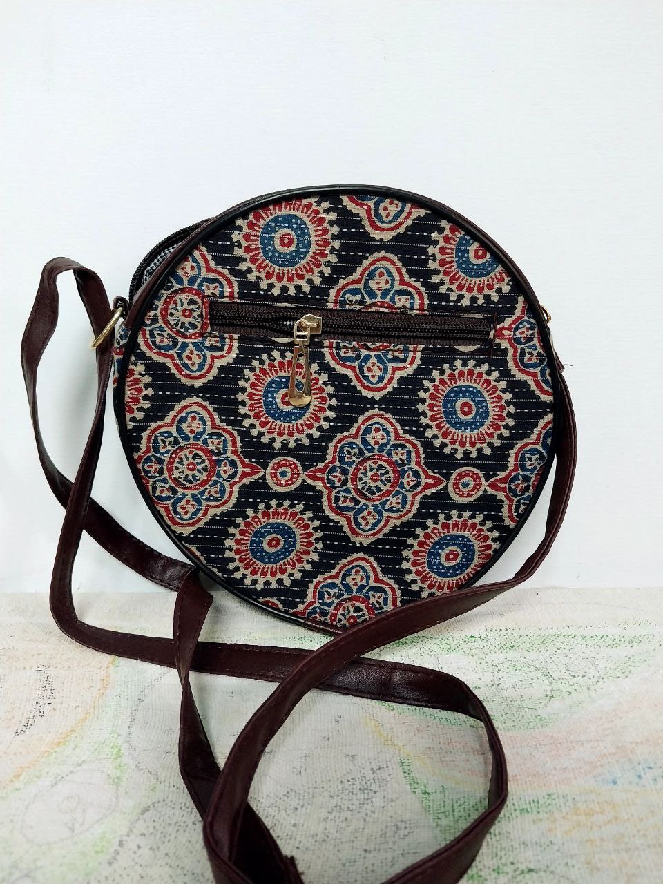 Ikkat pattern Sling Designer bag