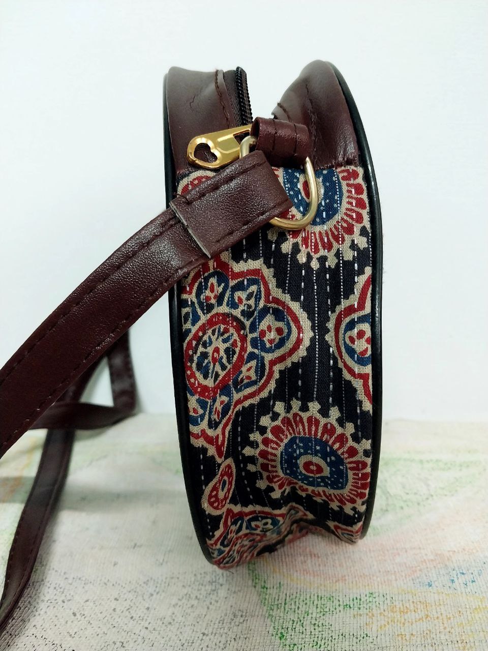 Ikkat pattern Sling Designer bag