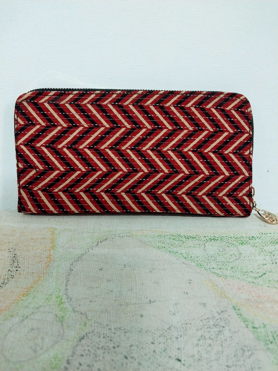 Ikkat pattern Ladies Designer Purse