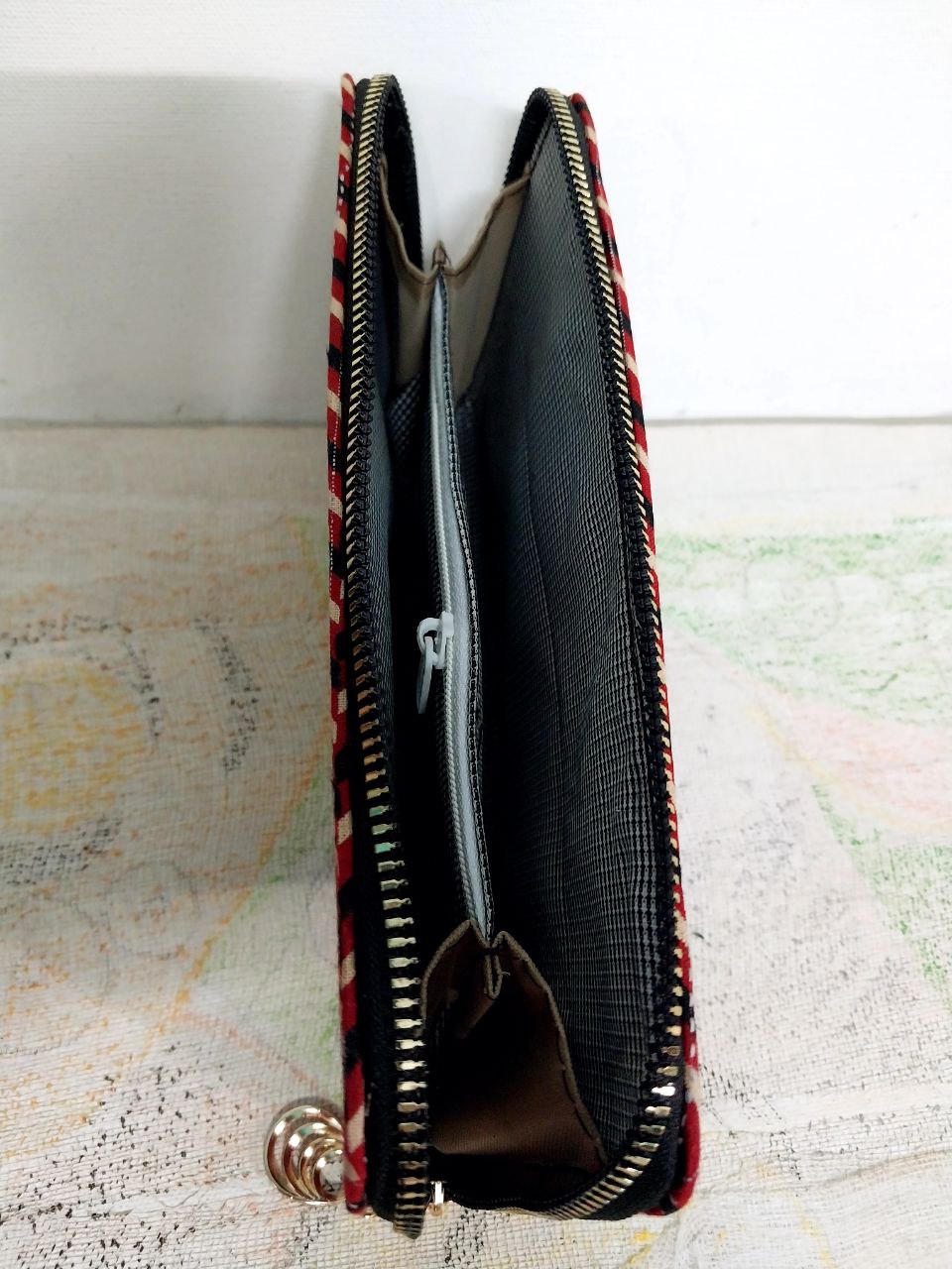 Ikkat pattern Ladies Designer Purse