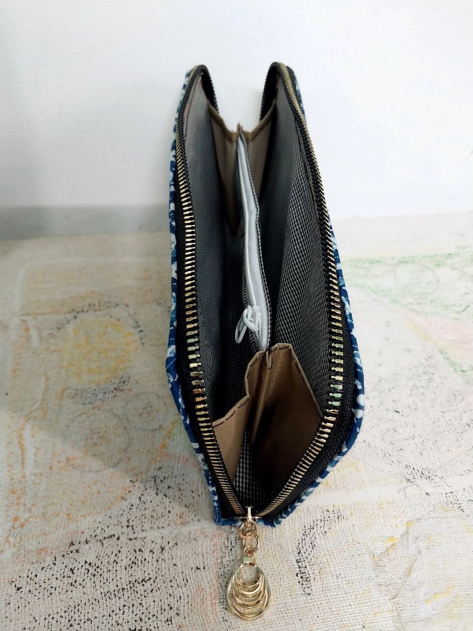 Ikkat pattern Ladies Designer Purse