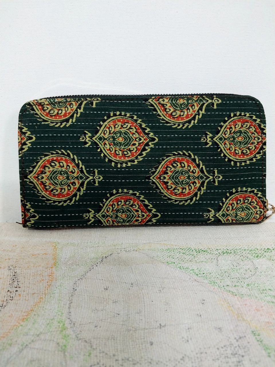 Ikkat pattern Ladies Designer Purse