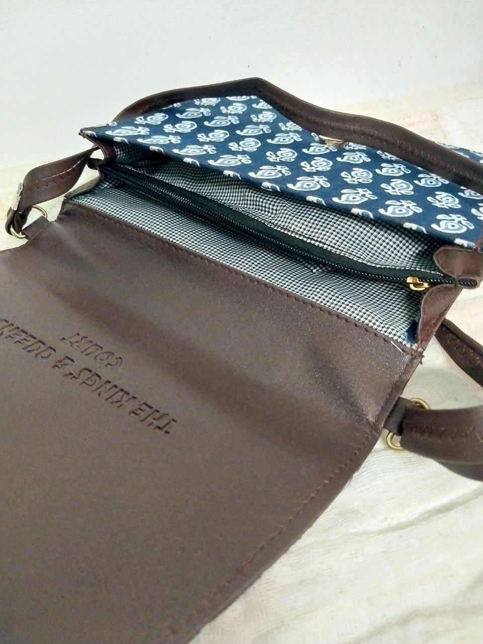 Ikkat pattern Sling Designer bag