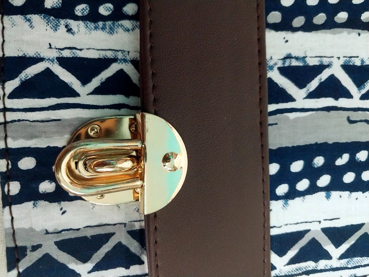 Ikkat pattern Sling Designer bag