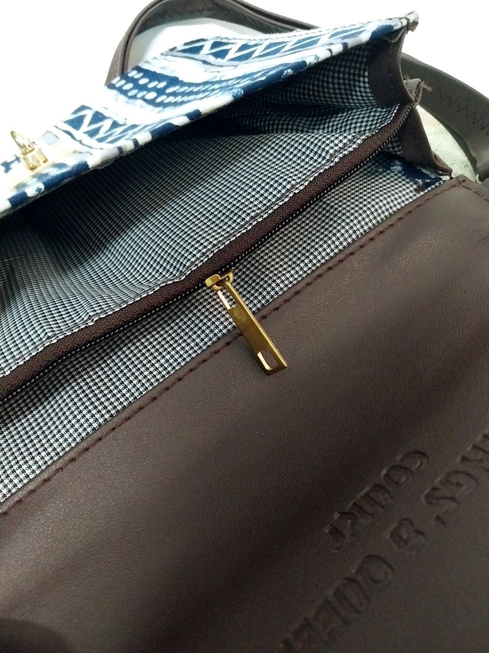 Ikkat pattern Sling Designer bag