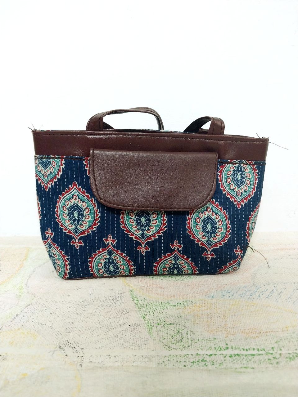 Ikkat pattern Sling Designer bag