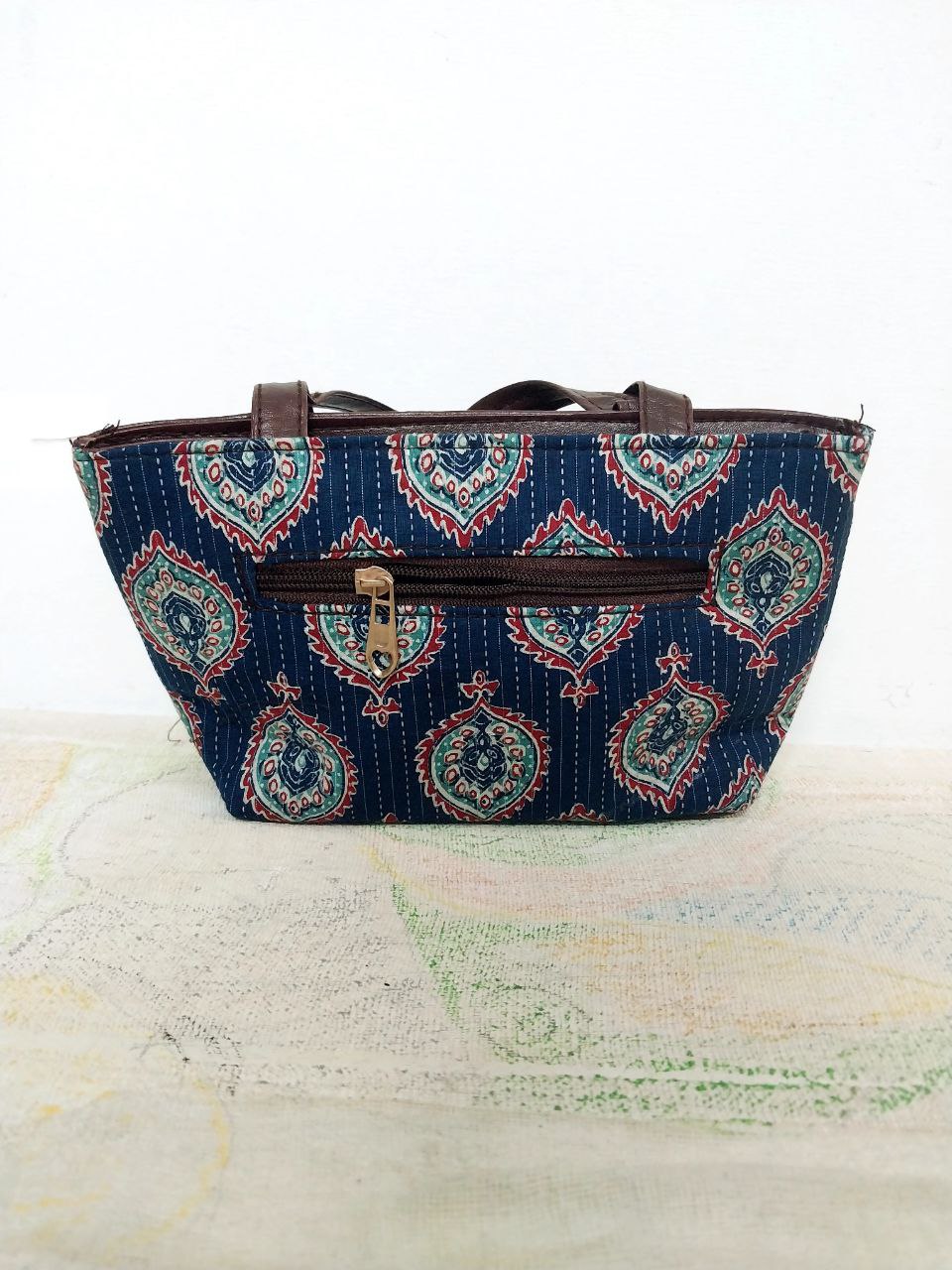 Ikkat pattern Sling Designer bag