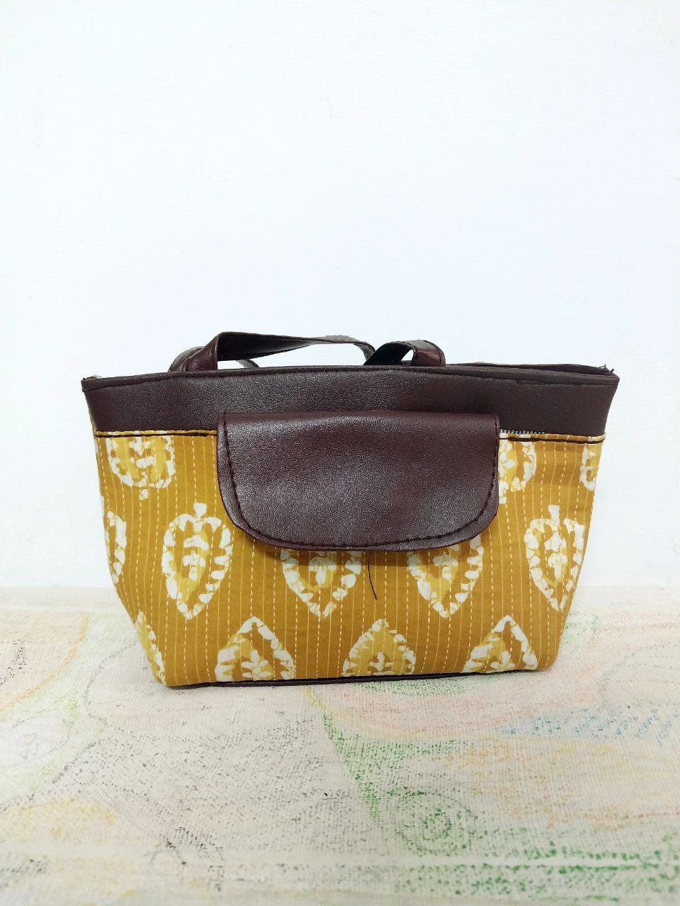 Ikkat pattern Sling Designer bag