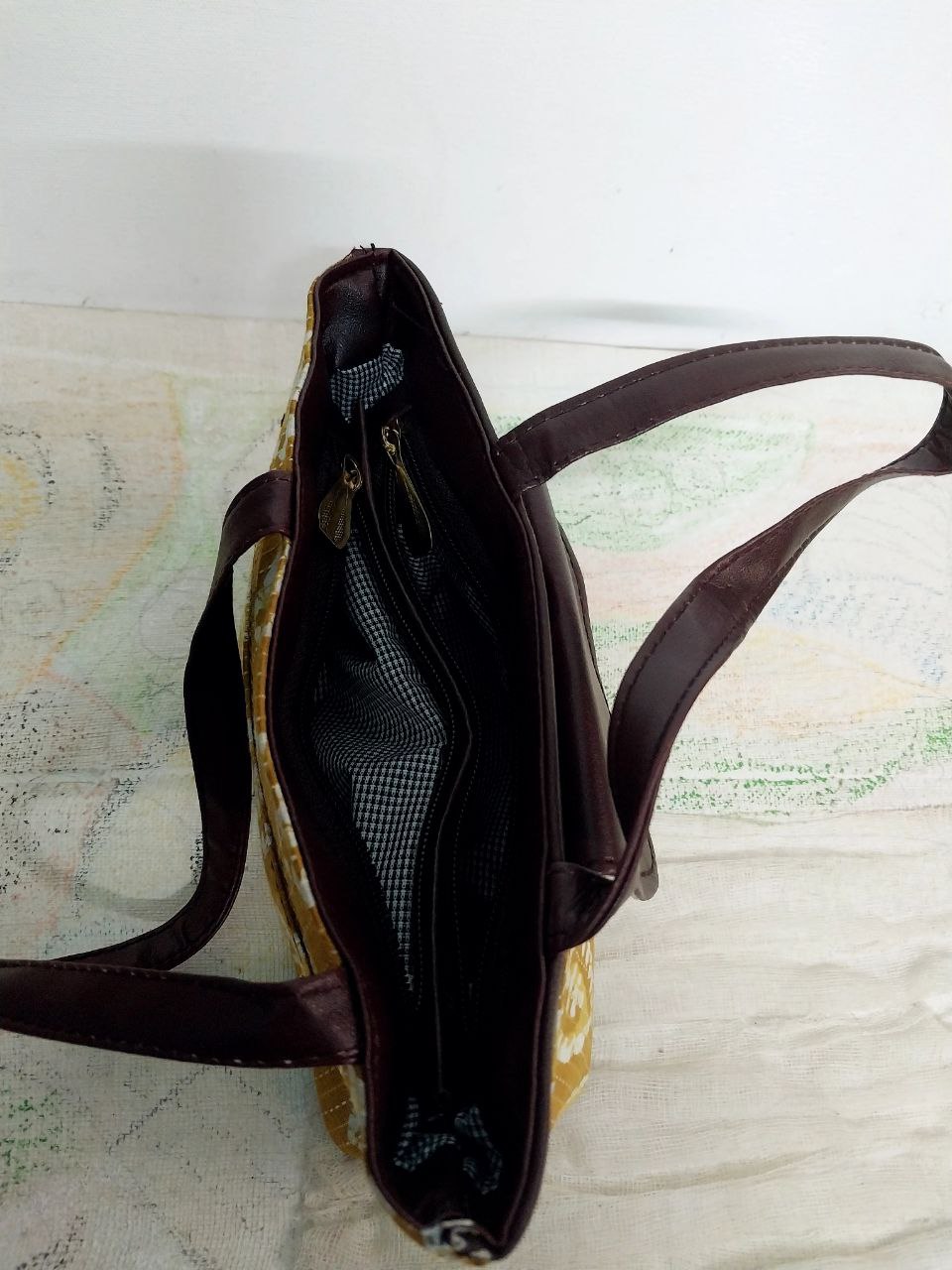 Ikkat pattern Sling Designer bag