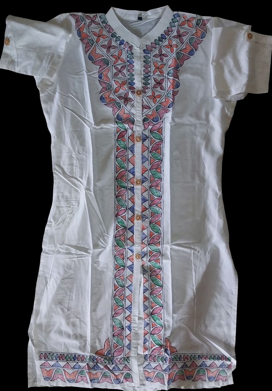 Handpainted Madhubani Cotton Kurti