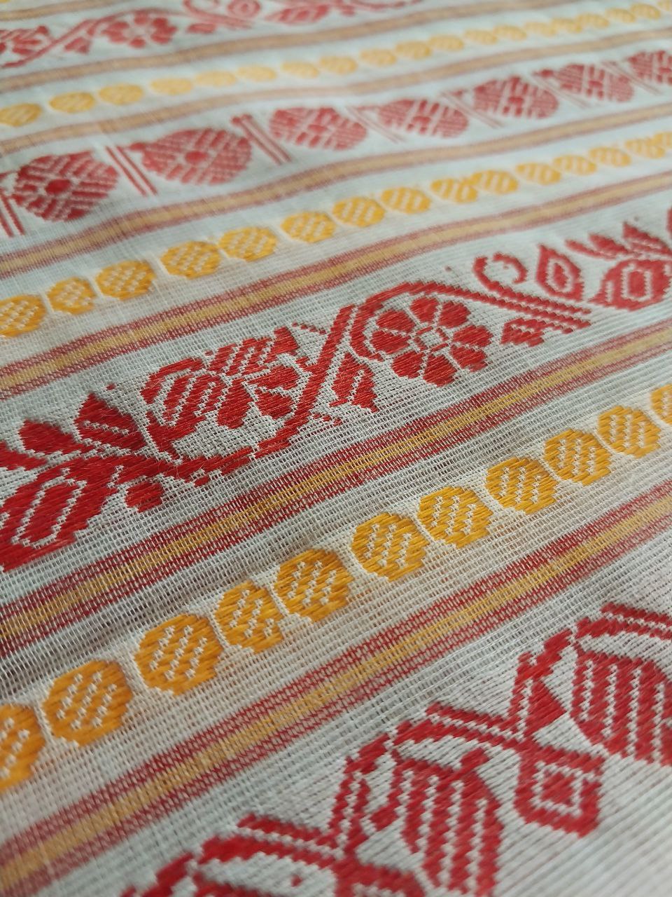 Pure Cotton Handwoven Begumpuri Saree
