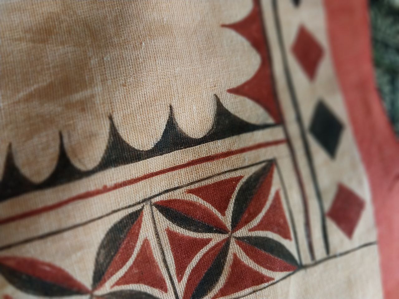 Pure Cotton Hand-painted Begumpuri Saree