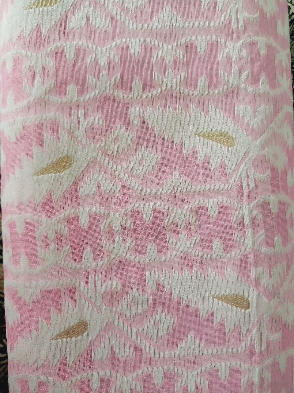 Soft Dhakai Jamdani Saree