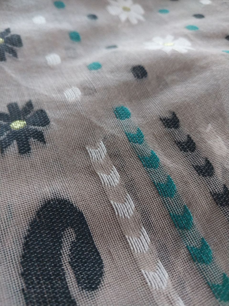 Soft Dhakai Jamdani Saree