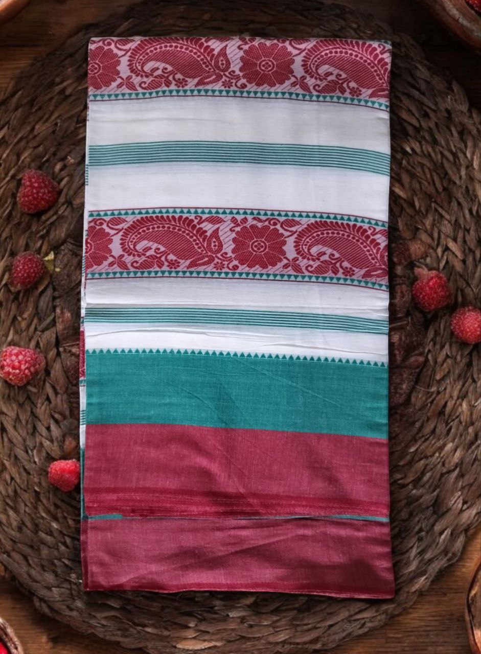 Pure Cotton Handwoven Saree