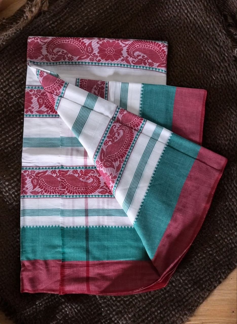 Pure Cotton Handwoven Saree
