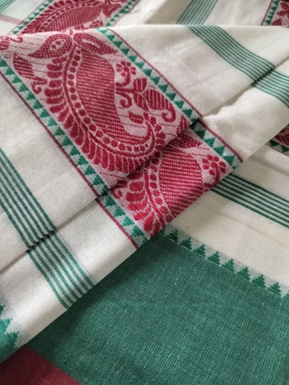 Pure Cotton Handwoven Saree