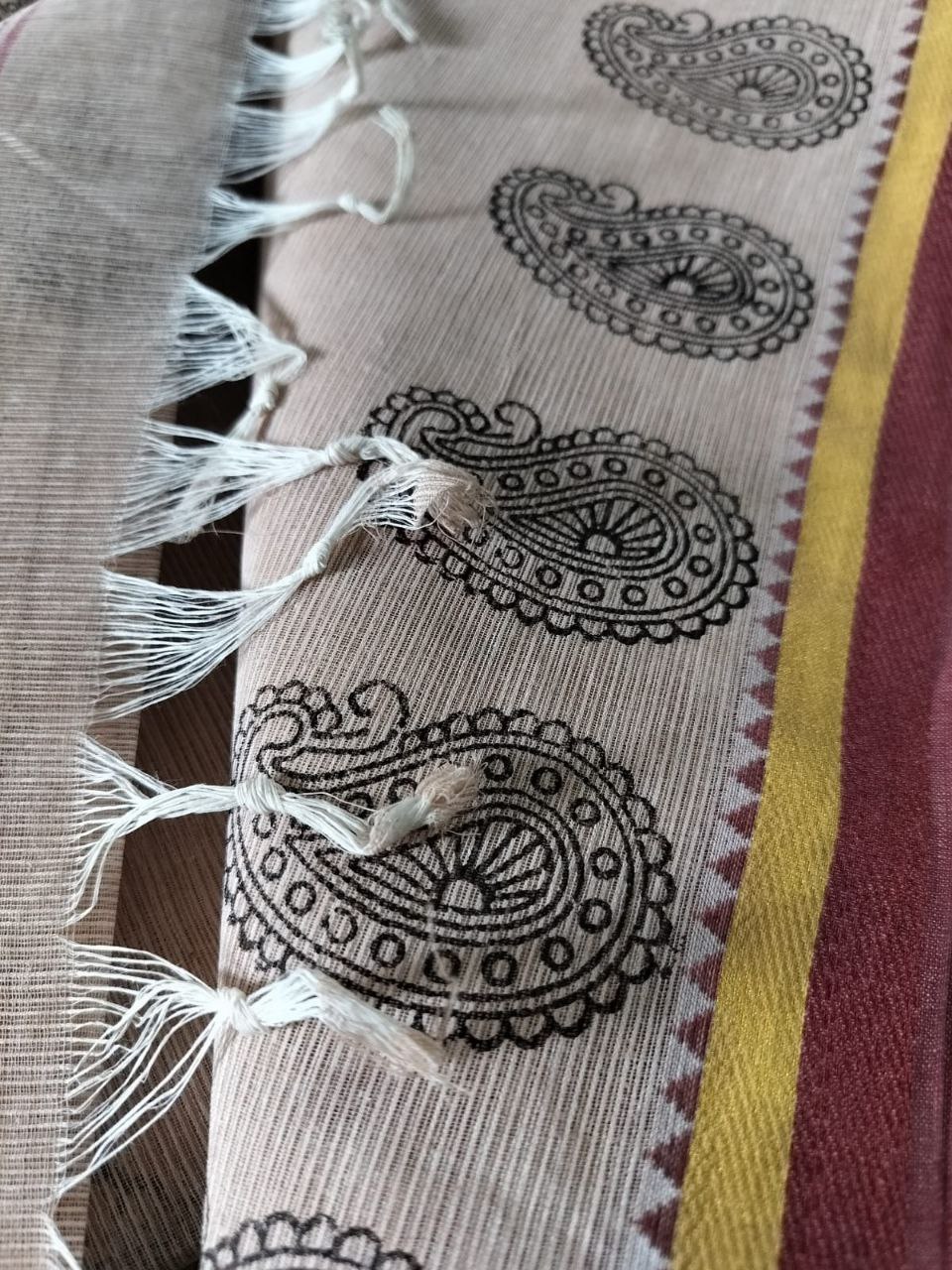 Pure Cotton Handwoven Saree