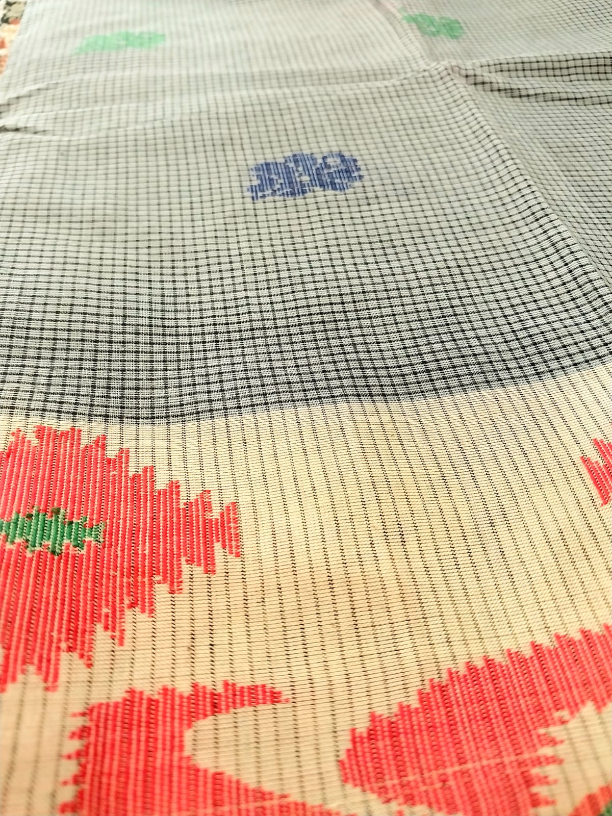 Bangladeshi Pure Cotton Handwoven Saree