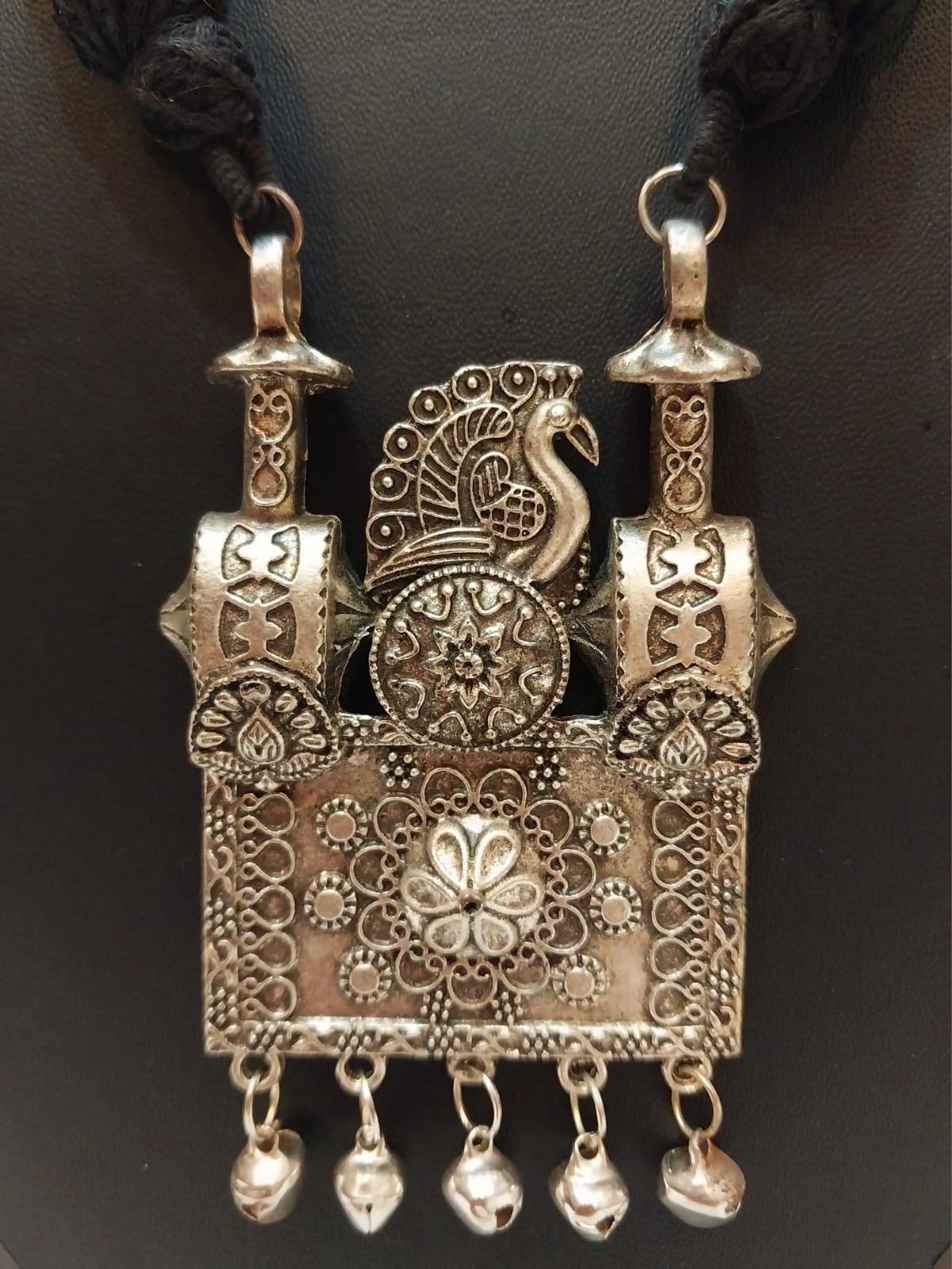 Oxidized Silver Necklace