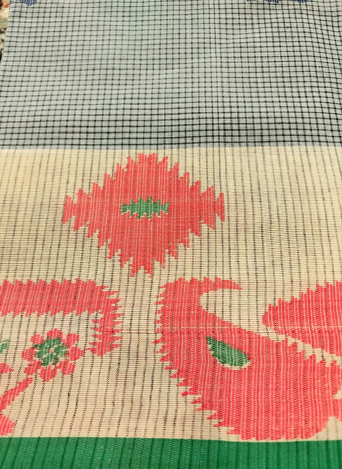 Bangladeshi Pure Cotton Handwoven Saree