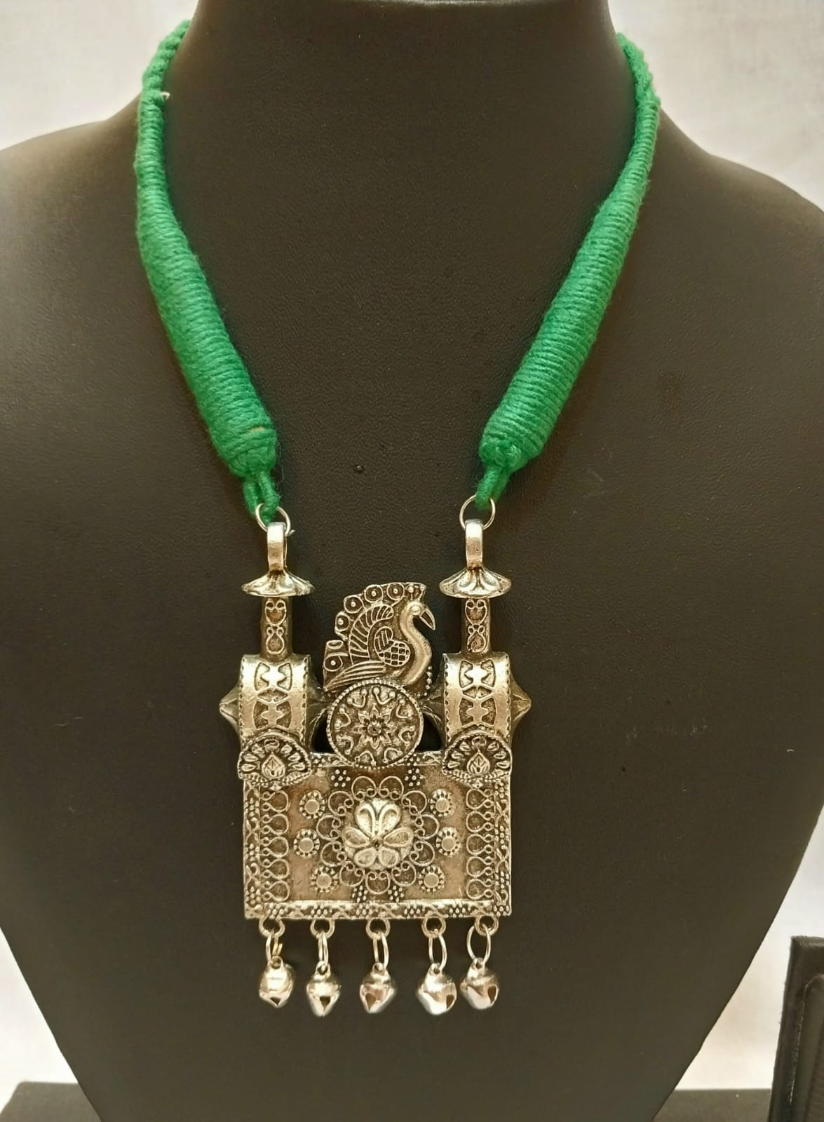 Oxidized Silver Necklace