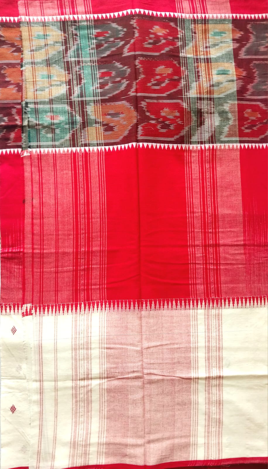 Pure Cotton Handwoven Kotki Saree with Buti