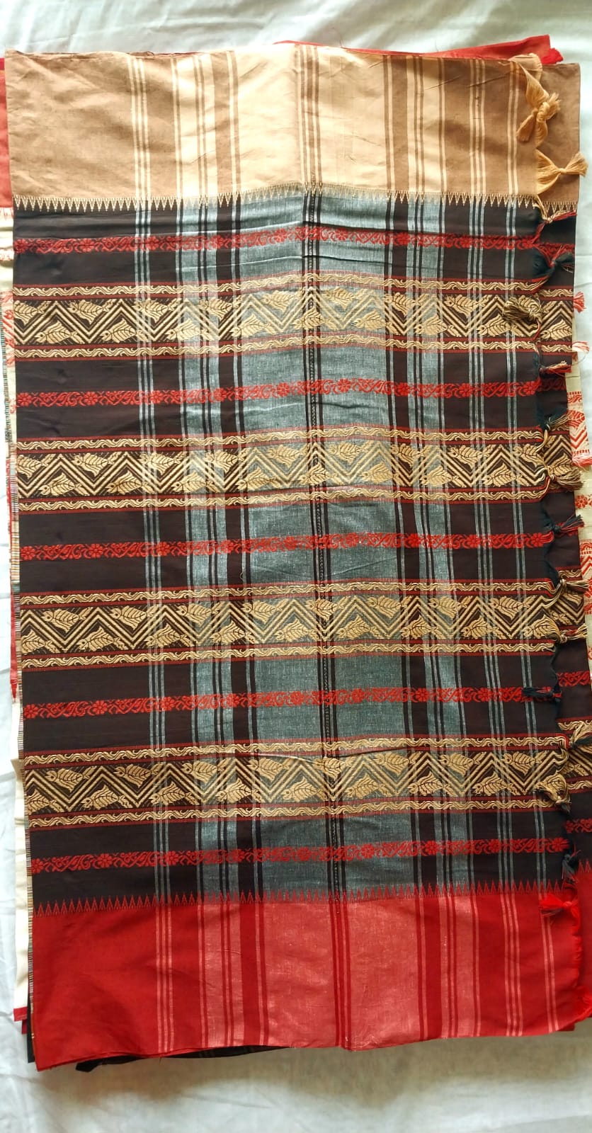 Pure Cotton Handwoven Saree