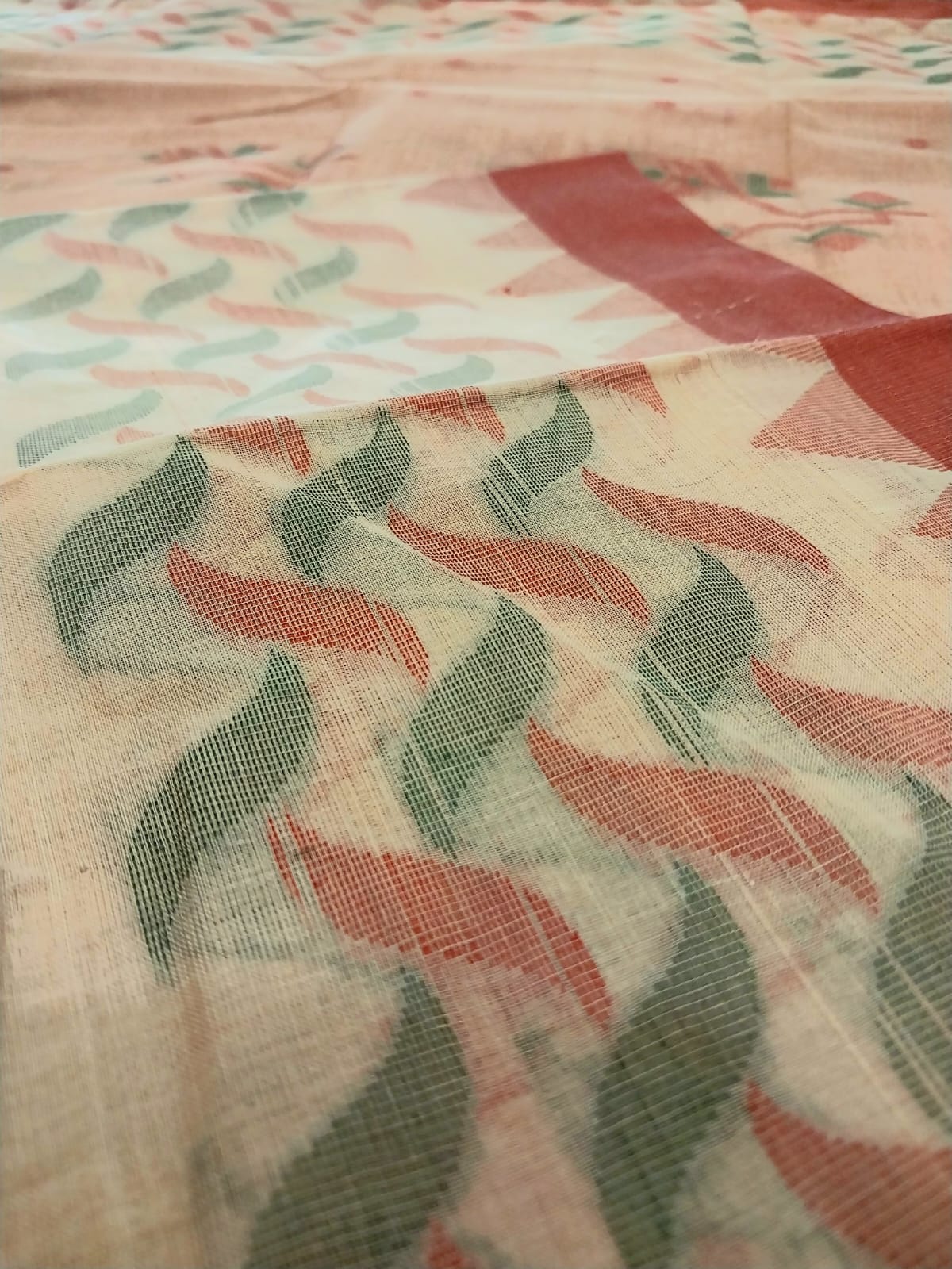 Bangladeshi Pure Cotton Handwoven Saree