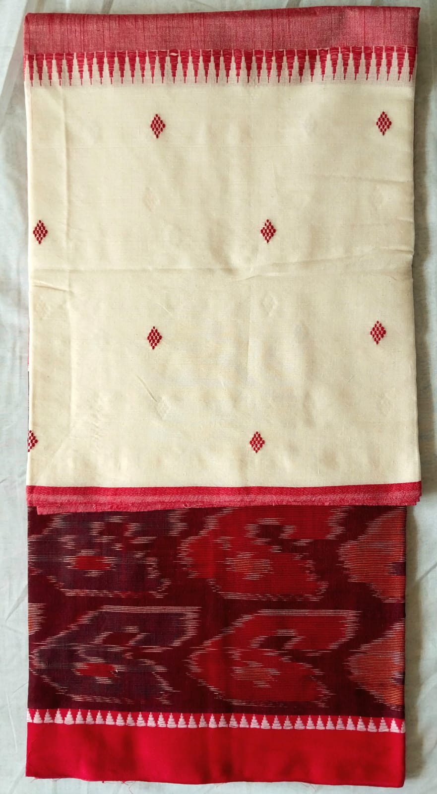 Pure Cotton Handwoven Kotki Saree with Buti