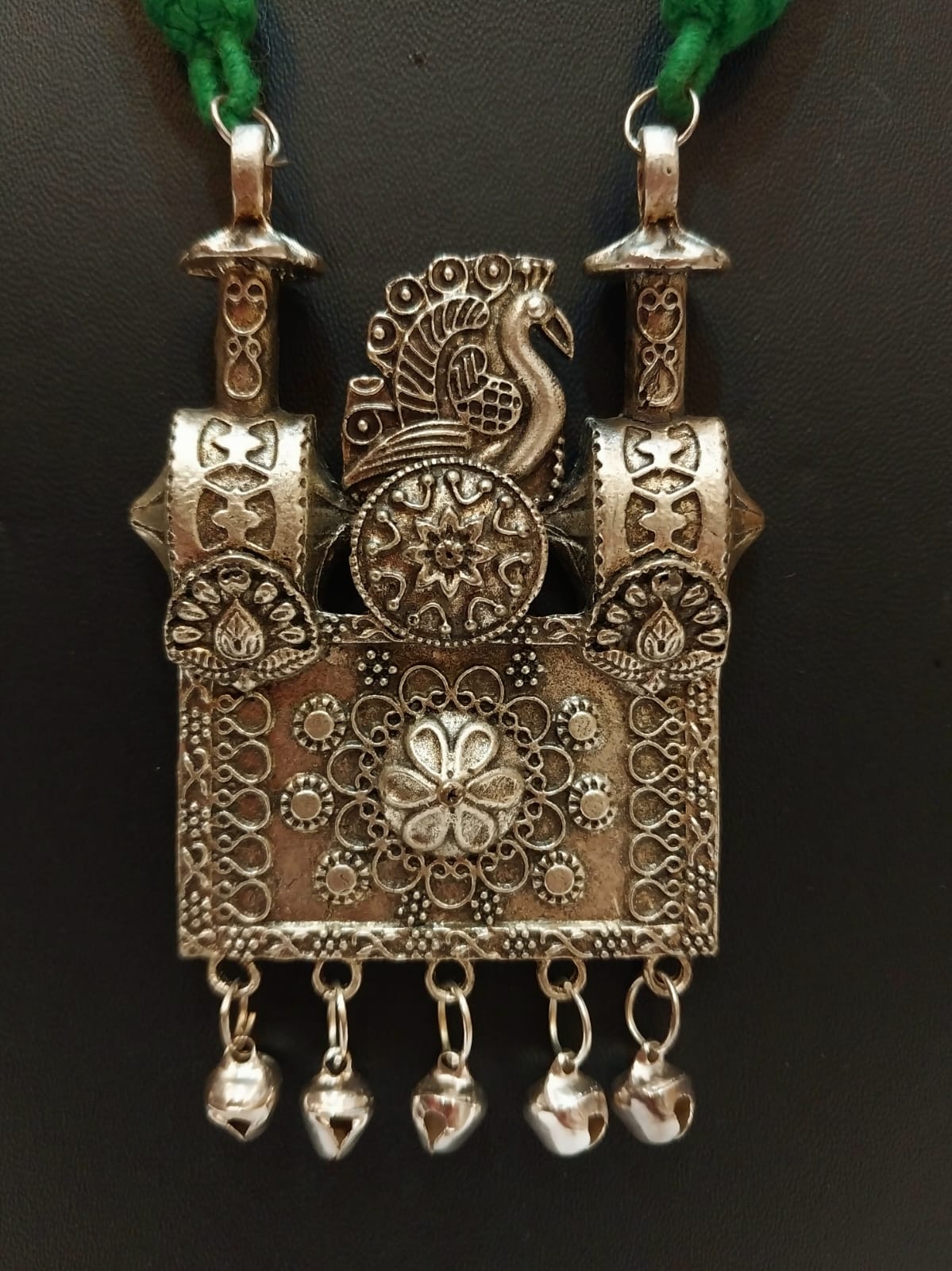 Oxidized Silver Necklace