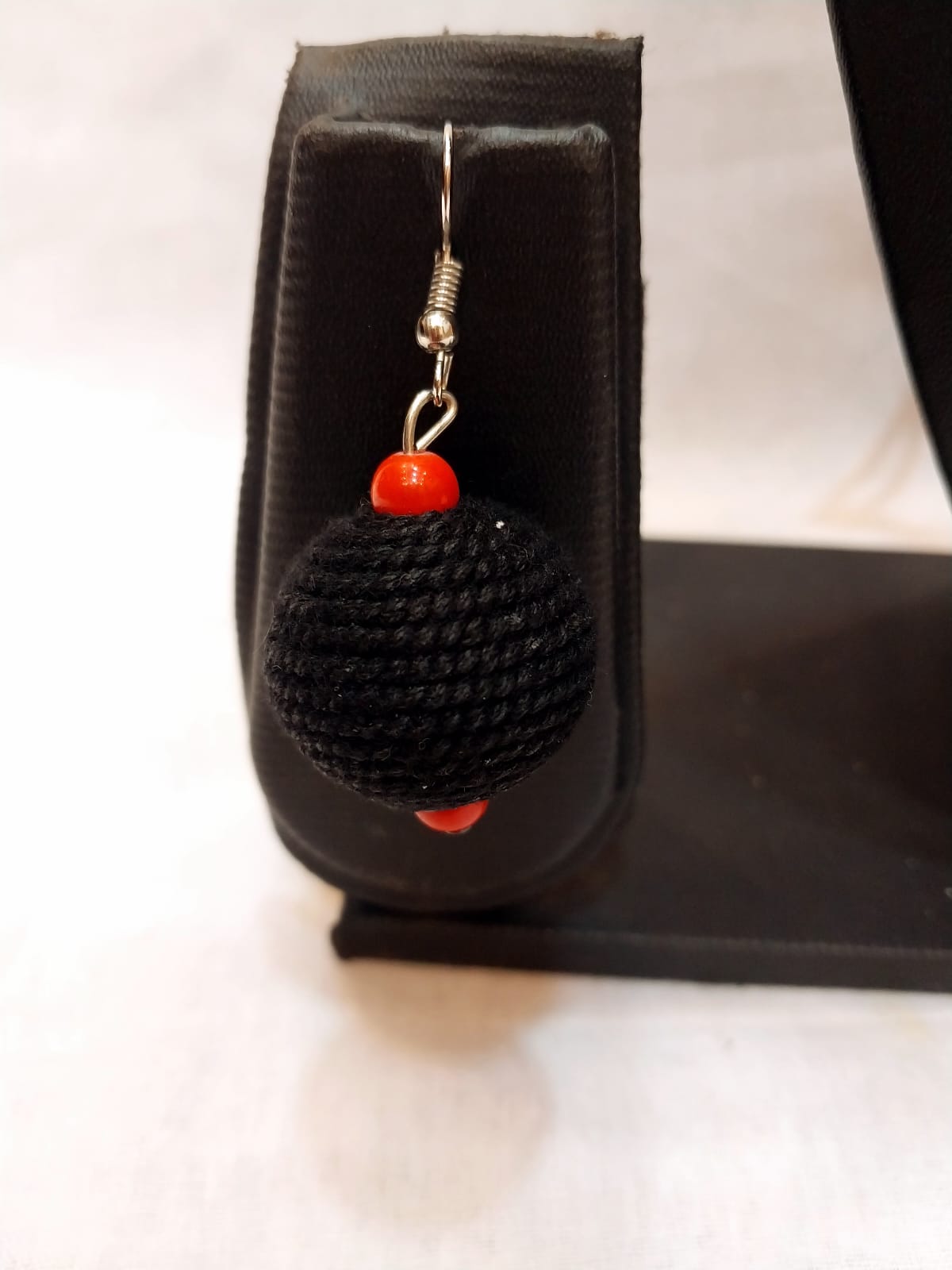 Necklace made of Oxidized Silver, Fabric, কড়ি (Small Cowrie shell) and Thread