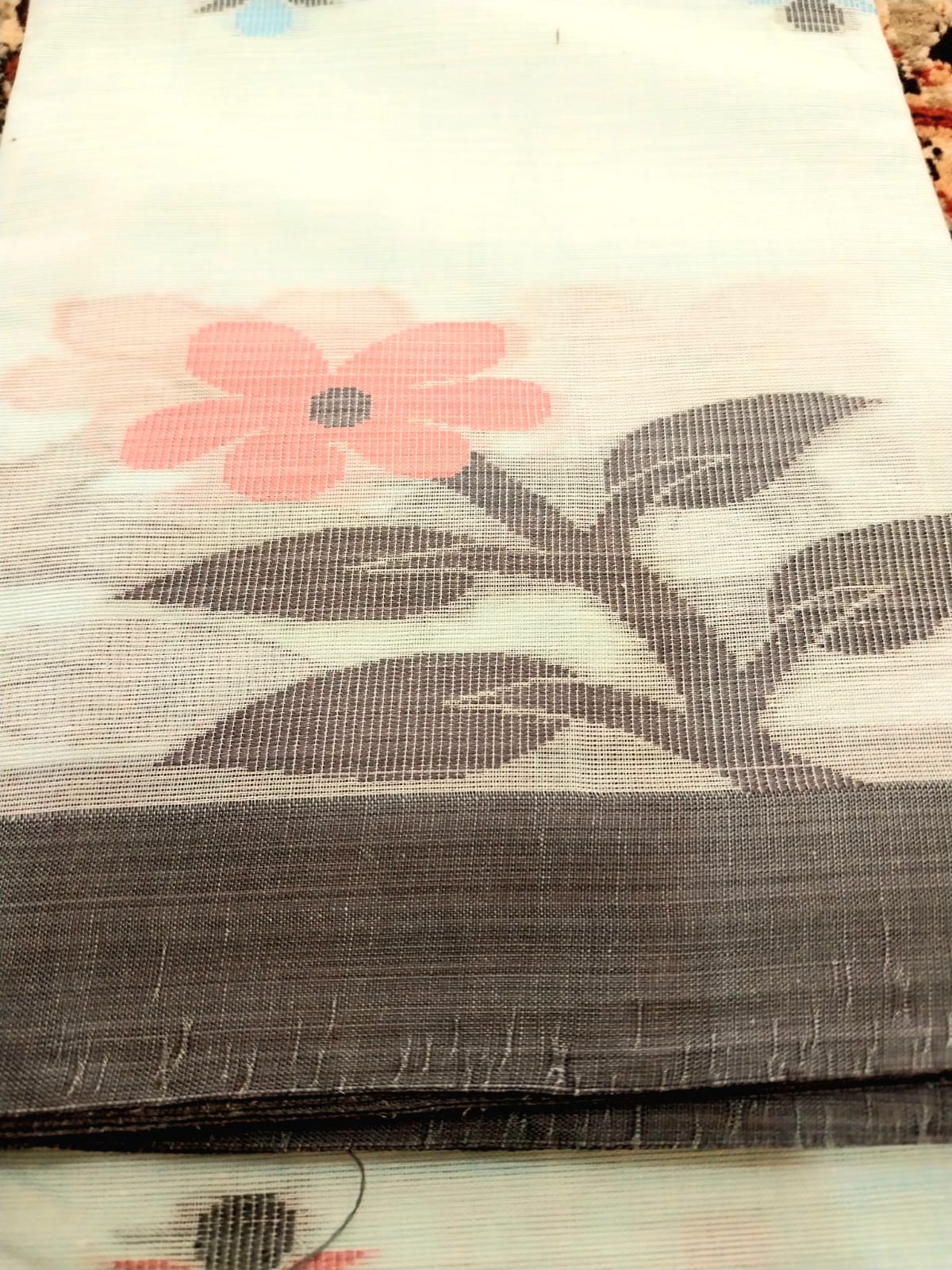 Bangladeshi Pure Cotton Handwoven Saree