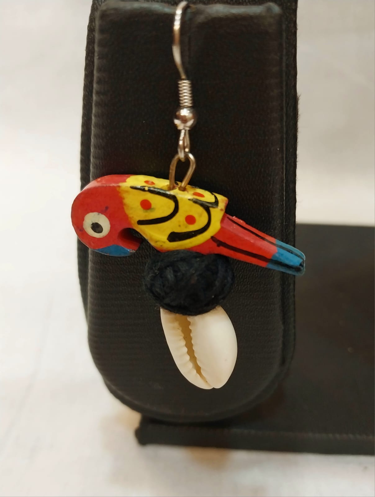 Necklace made of Clay, Fabric, কড়ি (Small Cowrie shell) and Thread