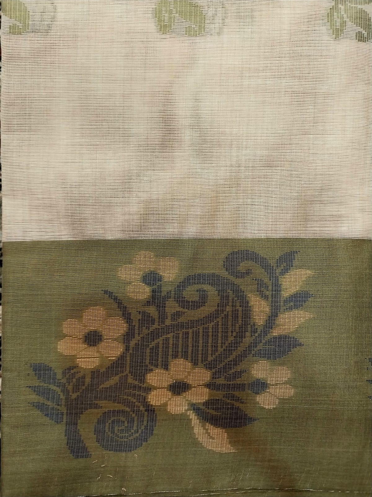 Bangladeshi Pure Cotton Handwoven Saree