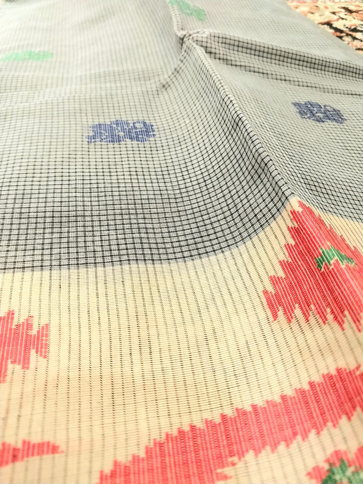 Bangladeshi Pure Cotton Handwoven Saree