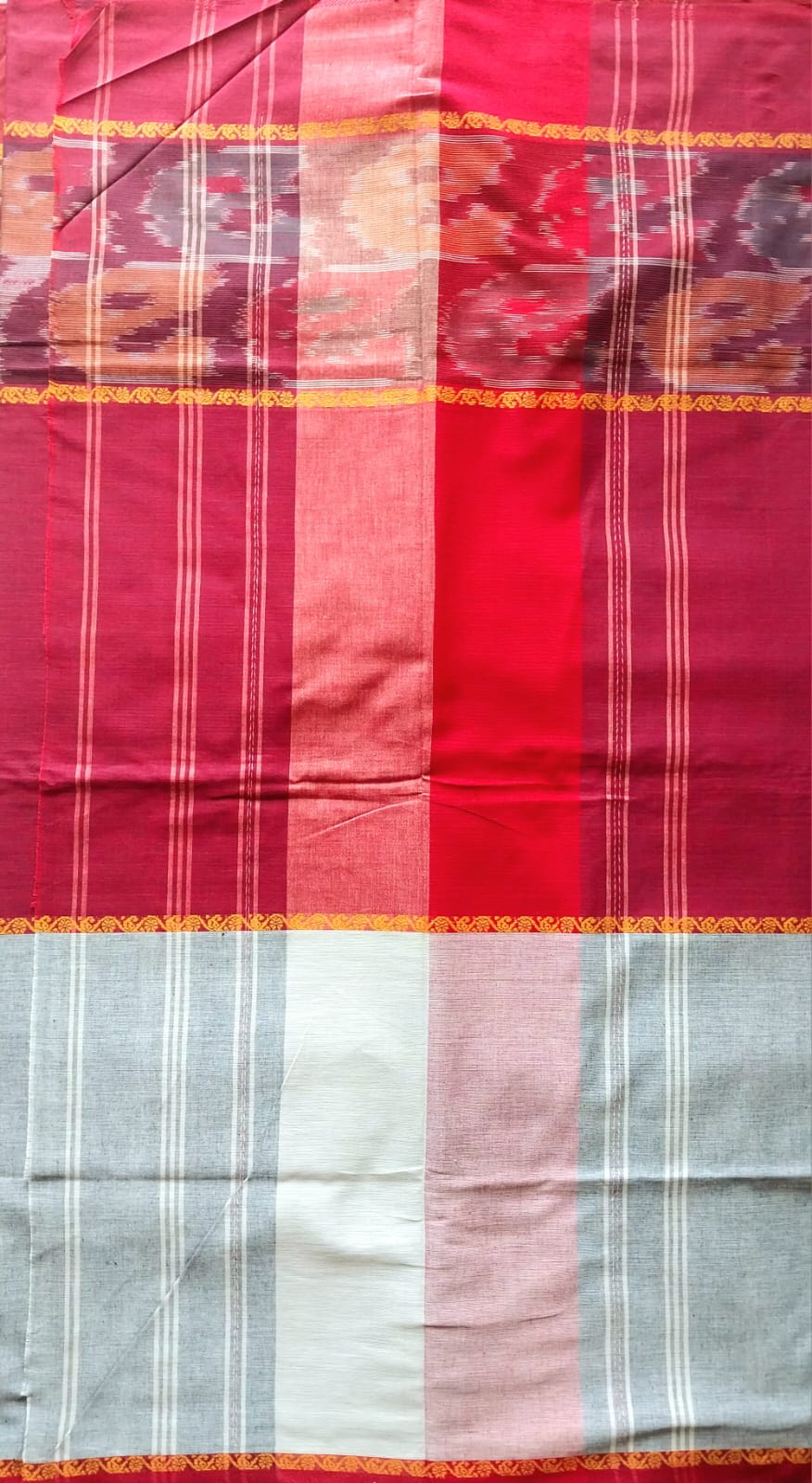 Pure Cotton Handwoven Kotki Saree