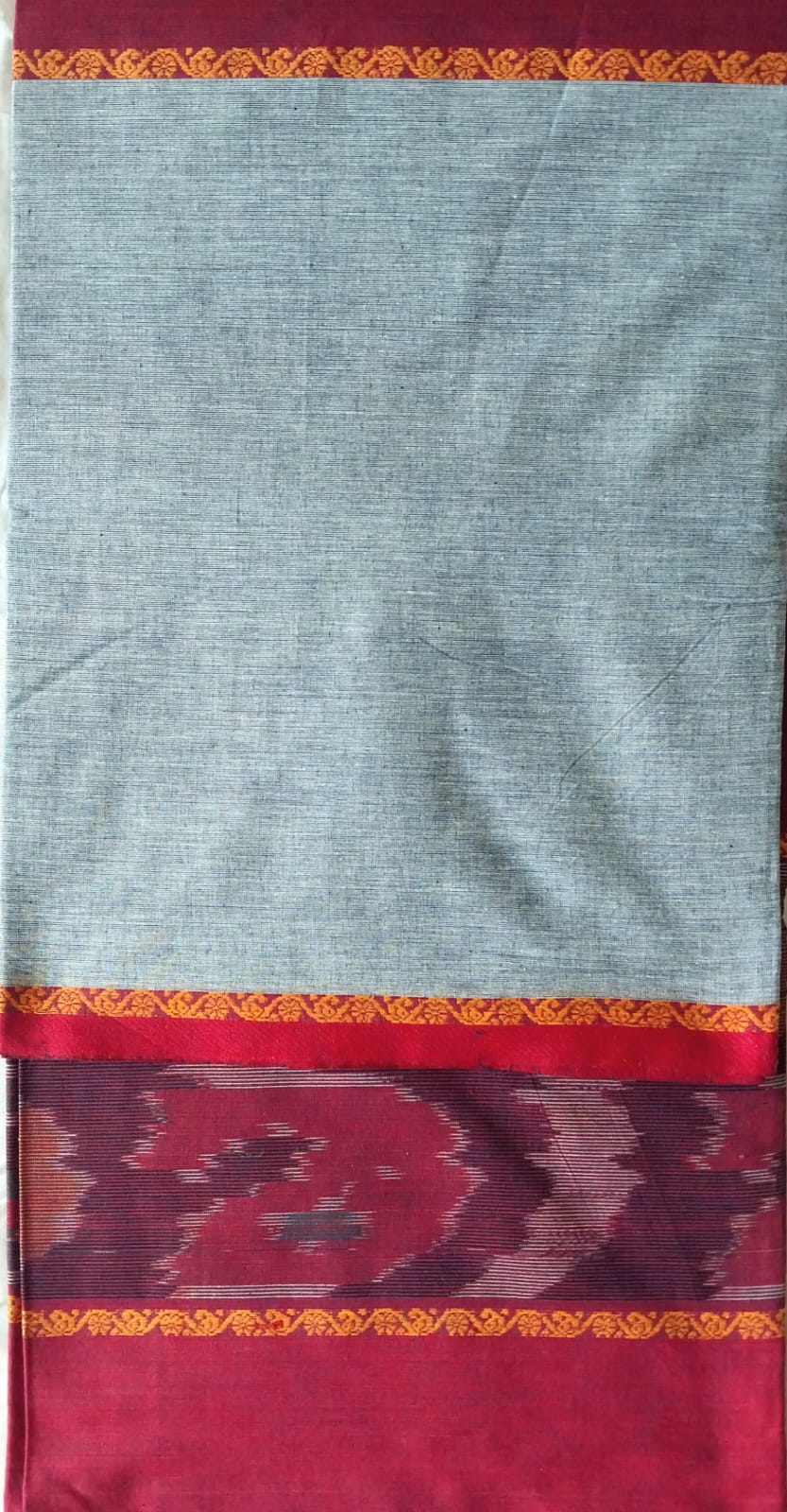 Pure Cotton Handwoven Kotki Saree
