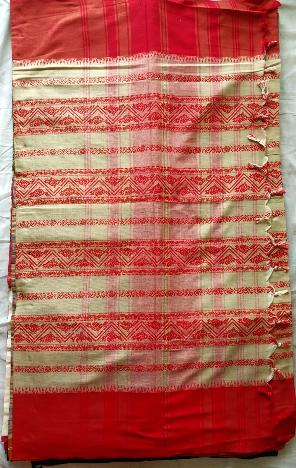 Pure Cotton Handwoven Saree