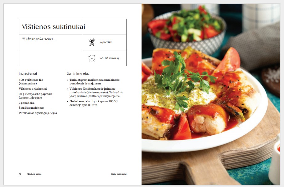 PDF Knyga "Mitybos kelias" Sveiki ir skanūs patiekalai