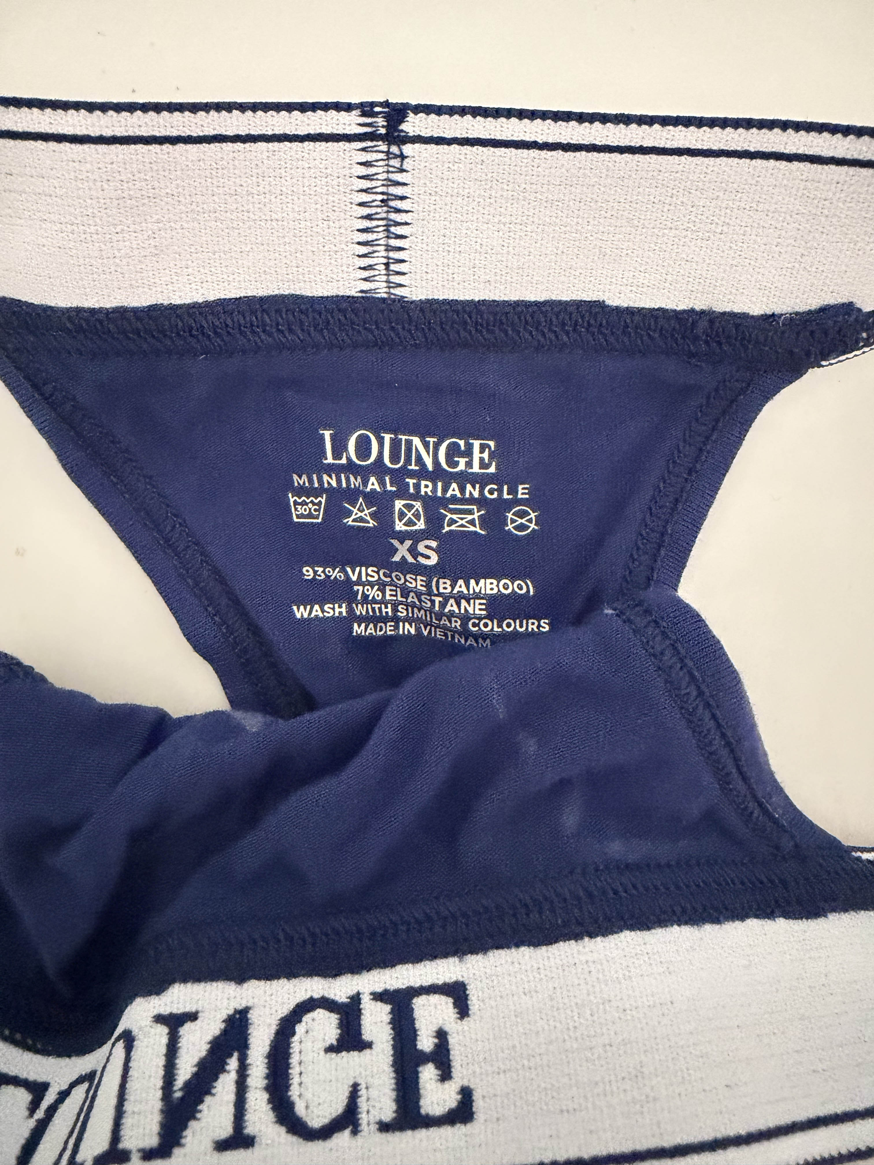 Dark blue lingerie set "Lounge"