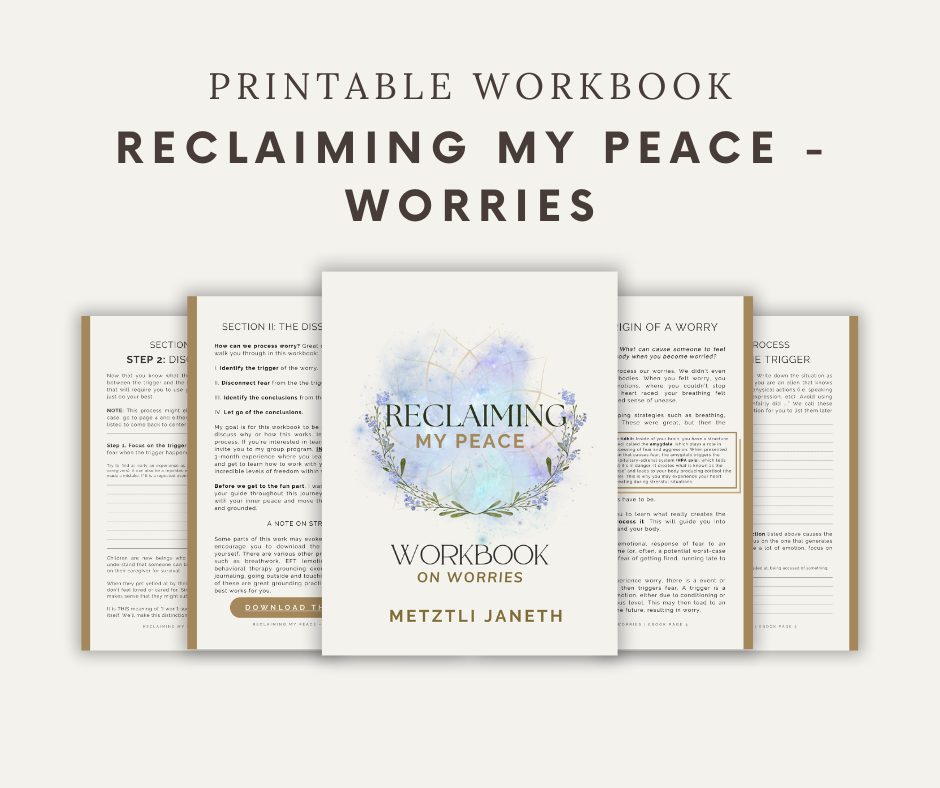 Reclaiming My Peace - Workbook on Worries