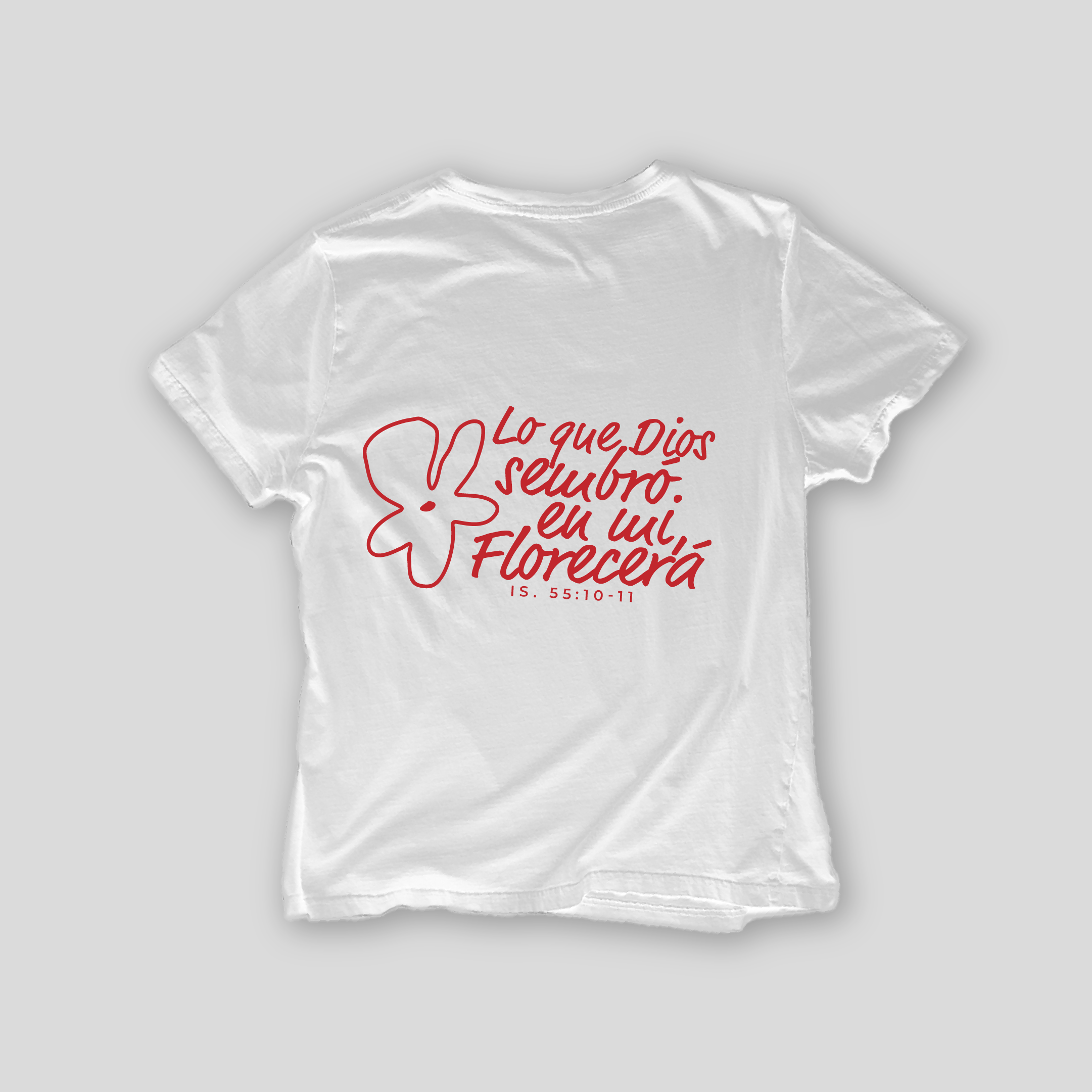 Remera Mujer – Lo que Dios sembró en mí florecerá