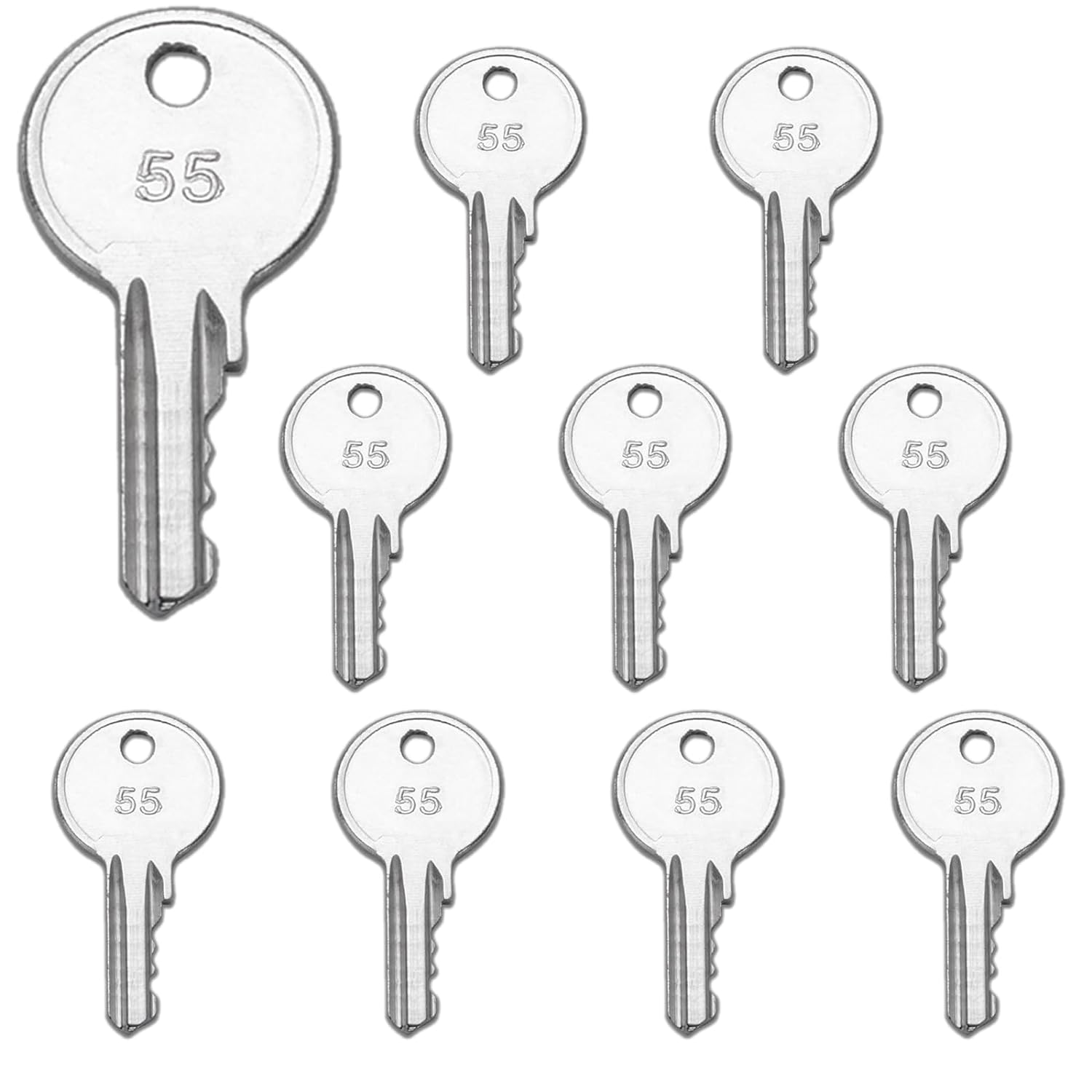 Equipment Keys, 10 Pack 455 Keys fit Skyjack Lifts, New Genie Lifts, Boom Lifts Scissor